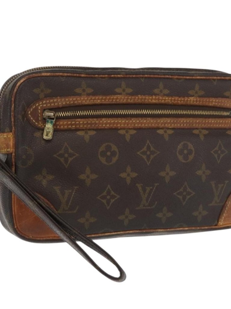 Louis Vuitton Monogram Marly Dragonne Gm Clutch Bag M51825 Lv Auth Ka1977